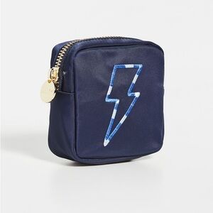 Stoney Clover sapphire Lightning Bolt mini Pouch